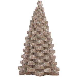 Clayre & Eef Décoration Sapin de Noël 15x15x25 cm