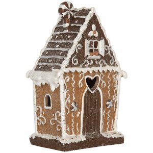 Clayre & Eef 6PR5822 Maison Décorative LED 14x9x21 cm