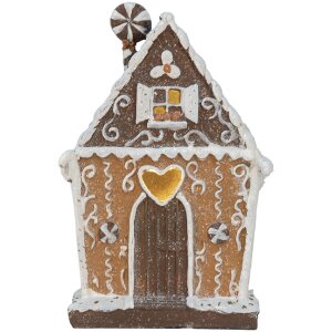Clayre & Eef 6PR5822 Maison Décorative LED 14x9x21 cm