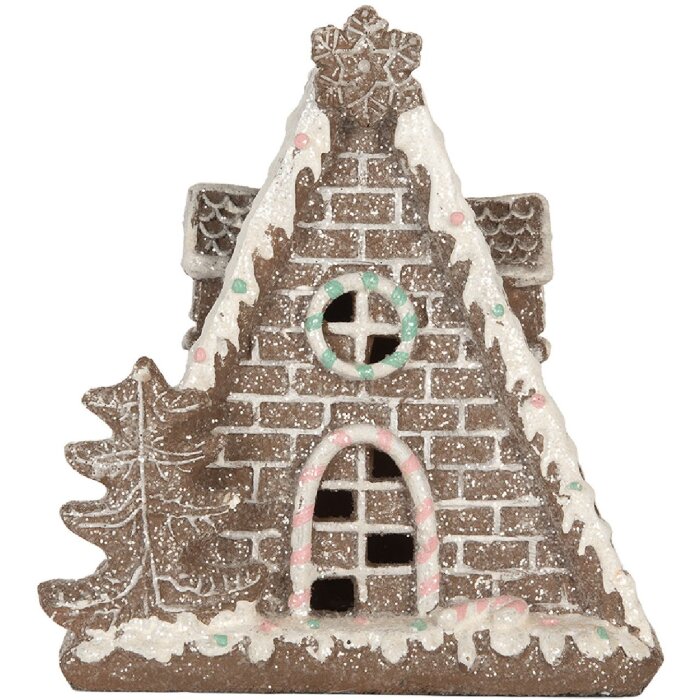 Clayre & Eef 6PR5824 Maison Décorative LED 17x10x18 cm