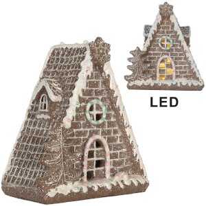 Clayre & Eef 6PR5824 Maison Décorative LED 17x10x18 cm