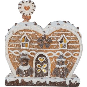Maison Décorative LED Clayre & Eef 18x10x19 cm