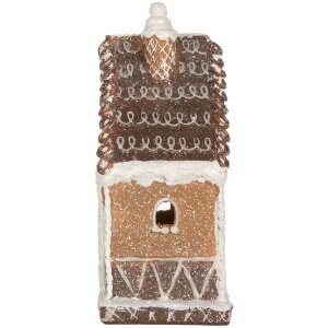 Clayre & Eef 6PR5827 Maison Décorative LED 13x9x20 cm