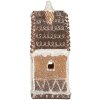 Clayre & Eef 6PR5827 Maison Décorative LED 13x9x20 cm