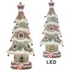 Clayre & Eef 6PR5828 Sapin de Noël décoratif LED 15x12x36 cm