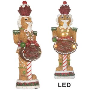 Clayre & Eef Casse-Noix LED 12x10x35 cm