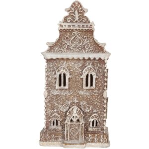 Clayre & Eef 6PR5832 Maison Décorative LED 12x11x25 cm