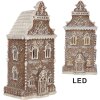 Clayre & Eef 6PR5832 Maison Décorative LED 12x11x25 cm