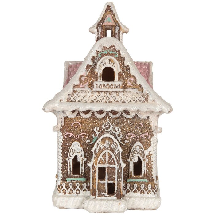 Clayre & Eef 6PR5833 Maison Décorative LED 16x15x25 cm
