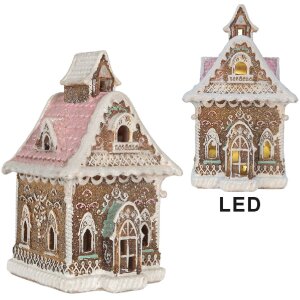Clayre & Eef 6PR5833 Maison Décorative LED 16x15x25 cm