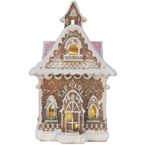 Clayre & Eef 6PR5833 Maison Décorative LED 16x15x25 cm