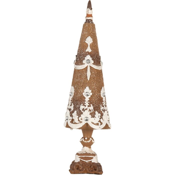 Clayre & Eef Sapin de Noël Ø 9x31 cm Style Campagne