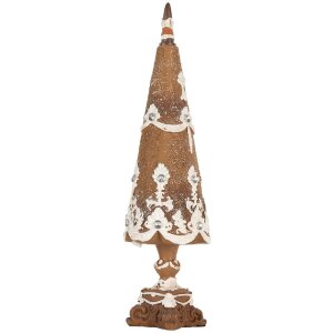 Clayre & Eef Sapin de Noël Ø 9x31 cm Style Campagne