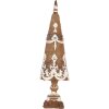 Clayre & Eef Sapin de Noël Ø 9x31 cm Style Campagne