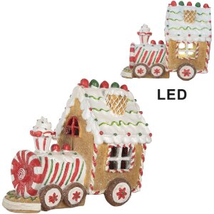 Locomotive Décorative LED Clayre & Eef 21x12x17 cm