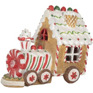 Locomotive Décorative LED Clayre & Eef 21x12x17 cm