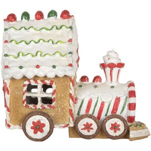 Locomotive Décorative LED Clayre & Eef 21x12x17 cm