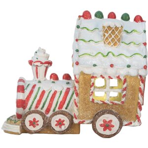Locomotive Décorative LED Clayre & Eef 21x12x17 cm