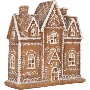 Clayre & Eef 6PR5841 Maison Décoration LED Braun/Weiß