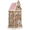 Maison Décorative LED Clayre & Eef 9x7x18 cm Braun-Rosa
