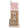 Maison Décorative LED Clayre & Eef 9x7x18 cm Braun-Rosa
