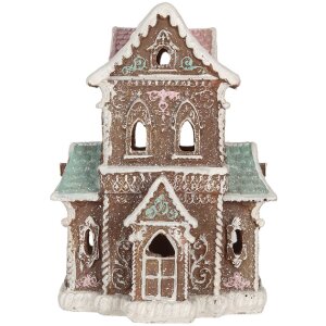 Clayre & Eef 6PR5844 Maison Décorative LED 15x12x20 cm