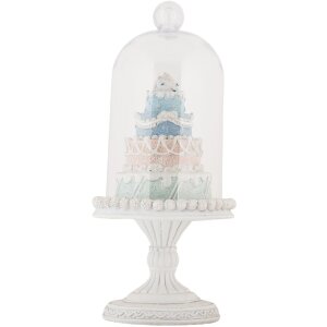 Cloche en Verre Décorative Clayre & Eef 6PR5847 Ø 13x27 cm