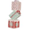 Clayre & Eef Décoration cadeaux empilés 14x16x36 cm