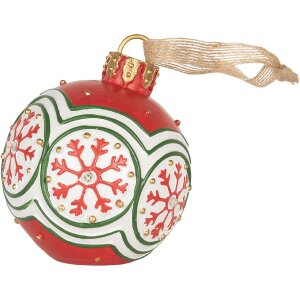 Clayre & Eef Boule de Noël LED 12x14 cm