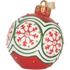 Clayre & Eef Boule de Noël LED 12x14 cm