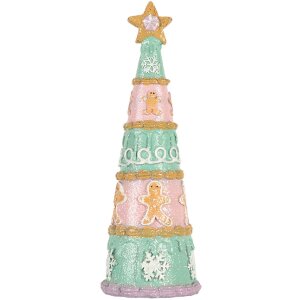 Clayre & Eef Sapin de Noël Ø 9x25 cm