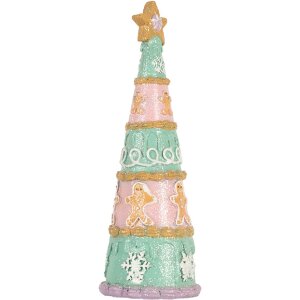 Clayre & Eef Sapin de Noël Ø 9x25 cm