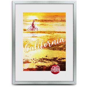 Cadre Photo California Argent 40x50 cm Acrylique FrameFactory