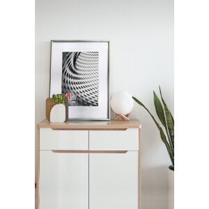 FramesFactory Cadre Photo Finger 30x40 cm Argent Acrylique