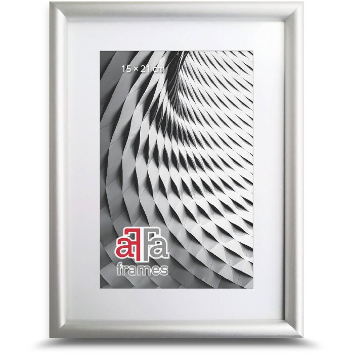 FramesFactory Cadre Photo Bois 10x15 cm Blanc Plexiglas