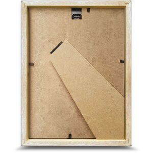 FramesFactory Cadre photo bois Finger 13x18 cm blanc avec plexiglas