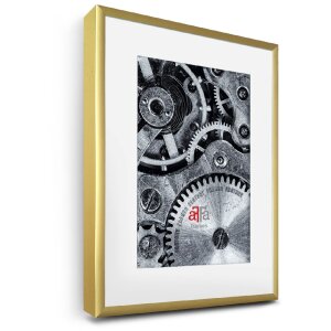 FramesFactory Cadre Photo Aluminium 18x24 cm Or