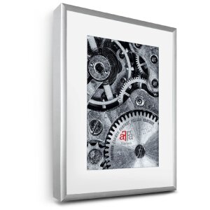 FramesFactory Cadre Photo Aluminium 18x24 cm Argent