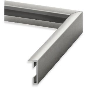 FramesFactory Cadre Photo Aluminium 18x24 cm Argent