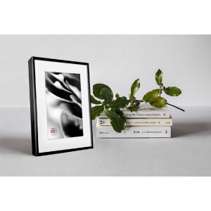 FramesFactory Cadre Photo Aluminium 13x18 cm Noir