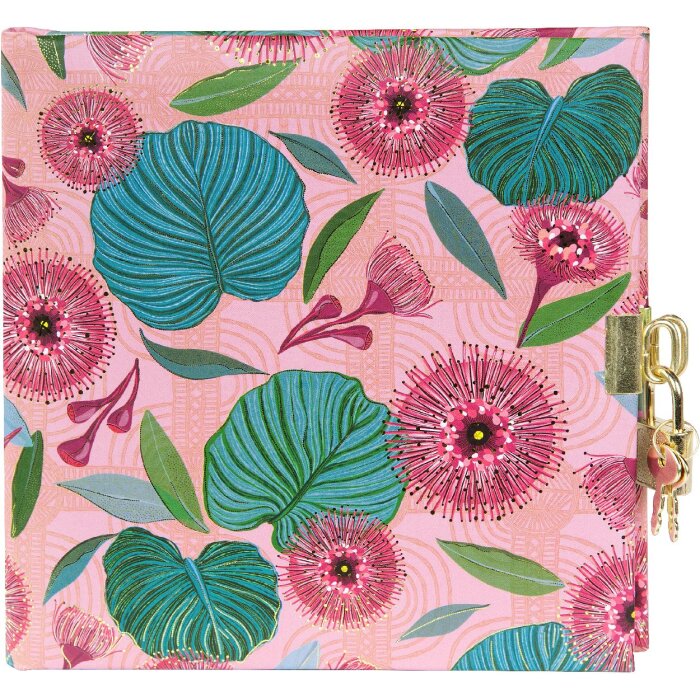 Goldbuch Journal Tropical Leaves rose 16x16 cm