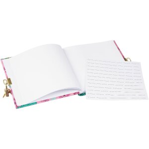 Goldbuch Journal Tropical Leaves rose 16x16 cm