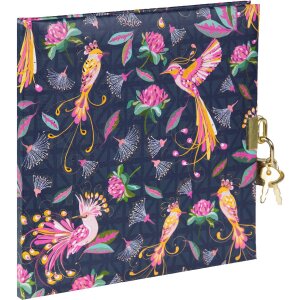 Goldbuch Journal Oiseaux Tropicaux Bleu 16x16 cm - Avec...