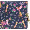 Goldbuch Journal Oiseaux Tropicaux Bleu 16x16 cm - Avec Cadenas
