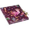 Goldbuch Journal Oiseaux Tropicaux prune 16x16 cm avec cadenas