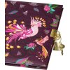 Goldbuch Journal Oiseaux Tropicaux prune 16x16 cm avec cadenas