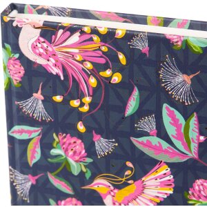 Goldbuch Carnet Oiseaux Tropicaux Bleu 15x22 cm