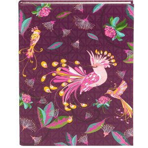 Goldbuch Carnet Oiseaux Tropicaux Prune 15x22 cm