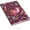 Goldbuch Carnet Oiseaux Tropicaux Prune 15x22 cm