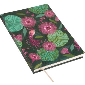 Goldbuch Carnet Feuilles Tropicales vert 15x22 cm